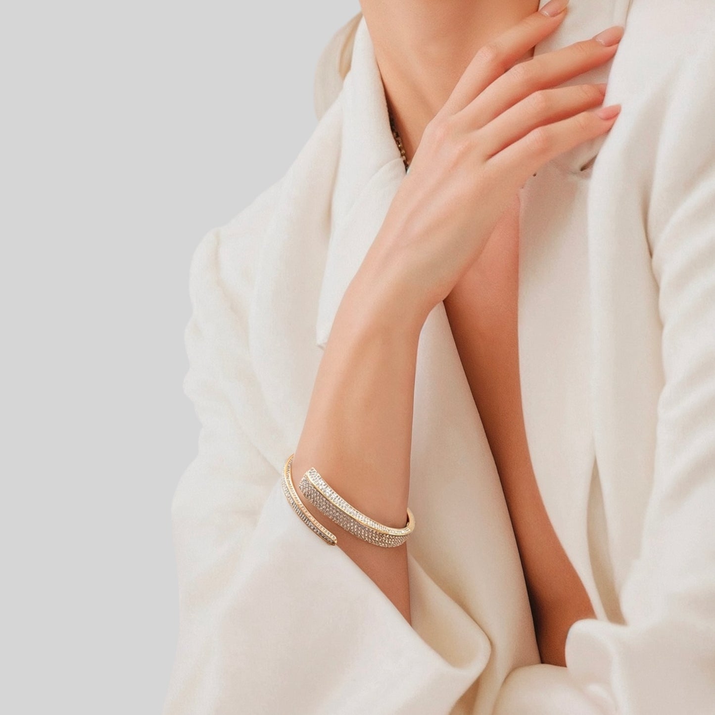 Bracciale luminoso, con punti luce brass