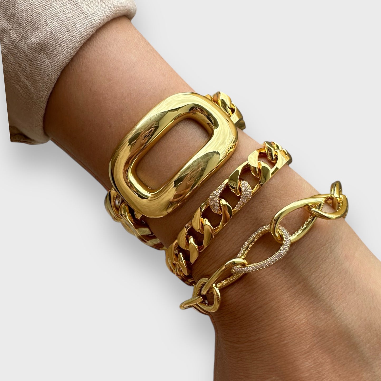 Bracciali Brass Ottone placcato oro