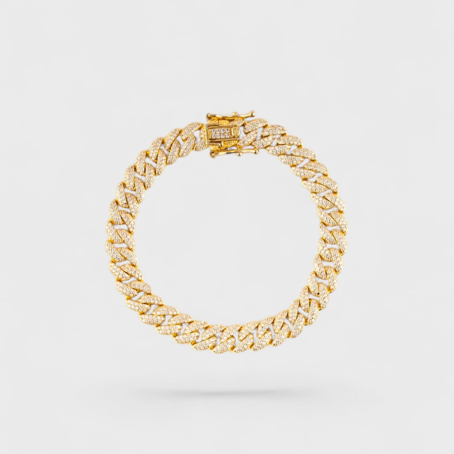 Bracciali groumette in Argento 925 con Zirconi - Disponibile in 3 Colorazioni - Lunghezza 18 cm