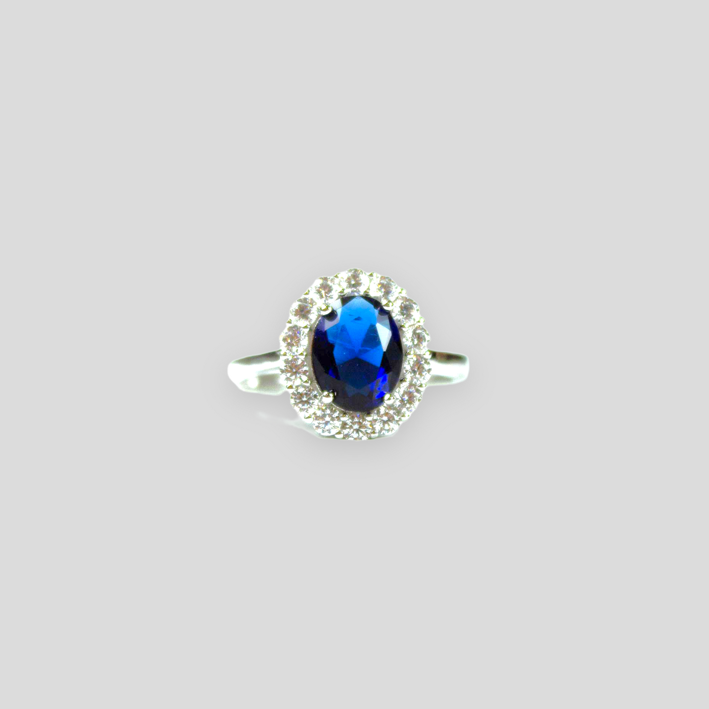 Anello Kate a Fiore in Argento 925 con Pietra colorata e Zirconi - Acquista online