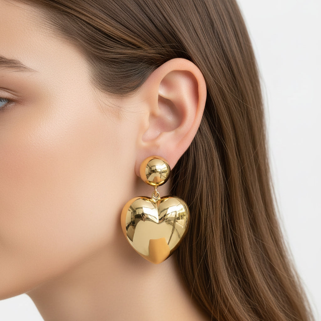 Orecchini Pendenti a Cuore