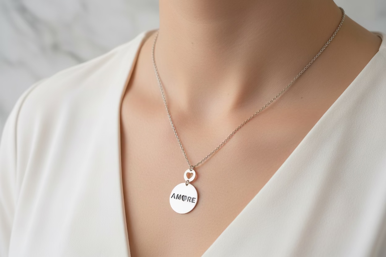 Collana “Amore” in Argento 925