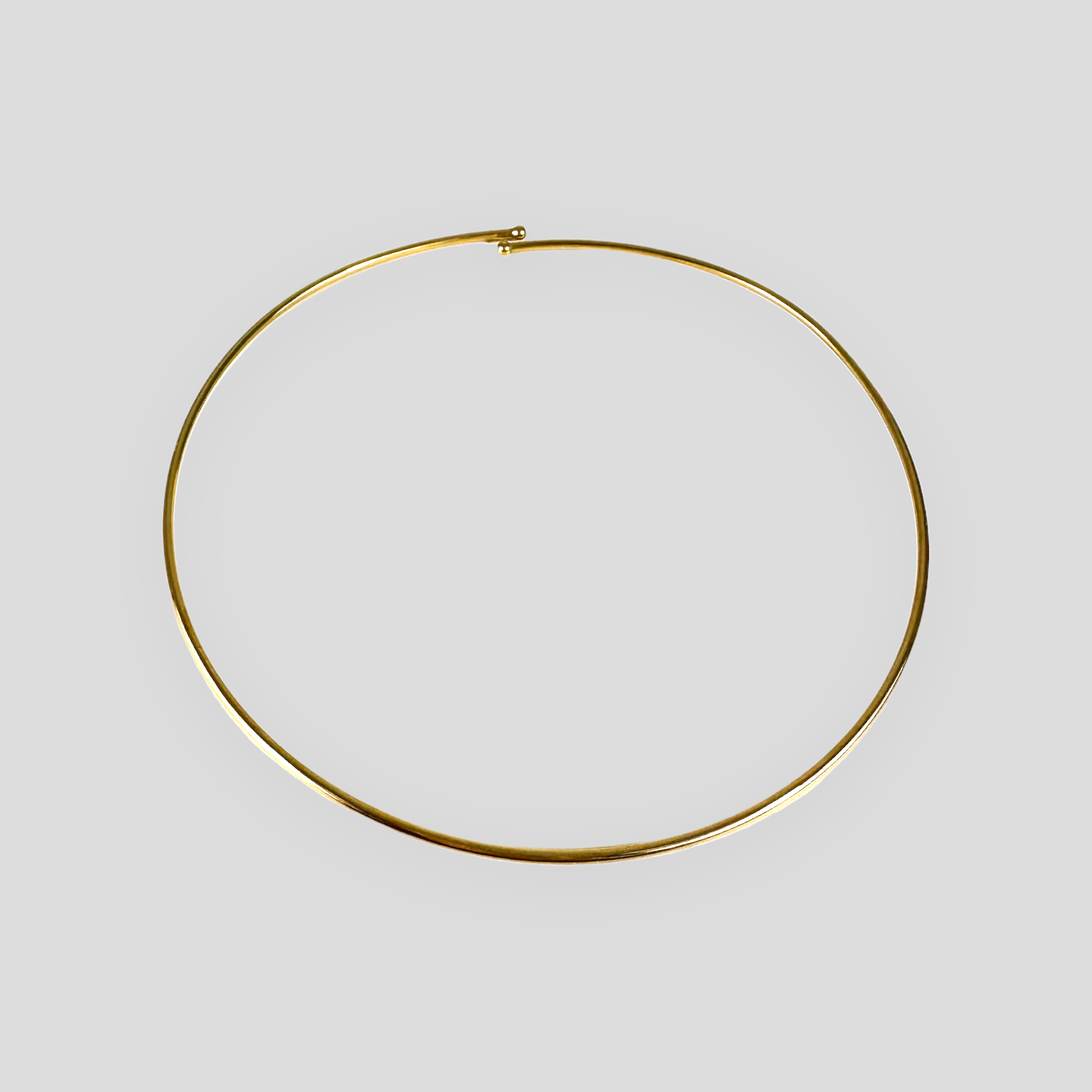 Collana girocollo rigida in argento 925, disponibile in 3 colorazioni