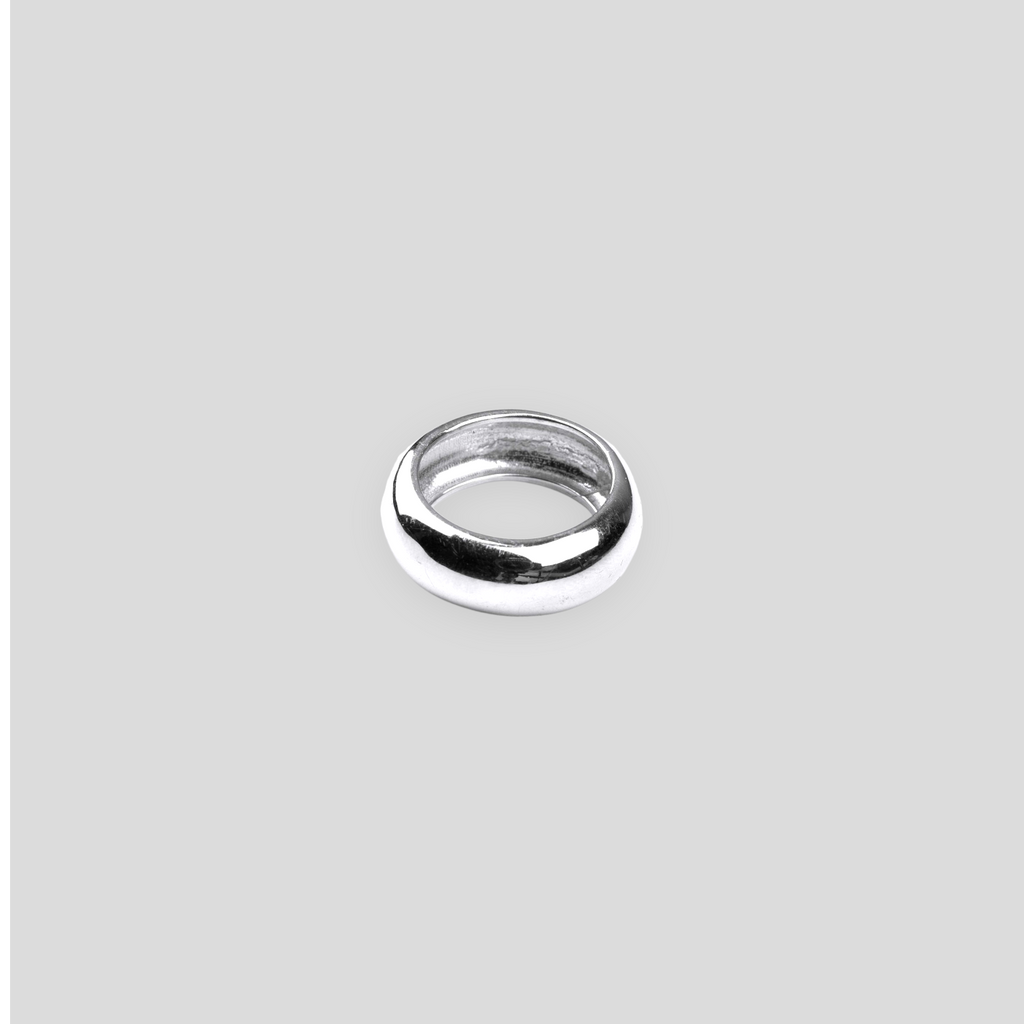 Fedina Bombata Liscia in Argento 925 Disponibile in 3 Colorazioni